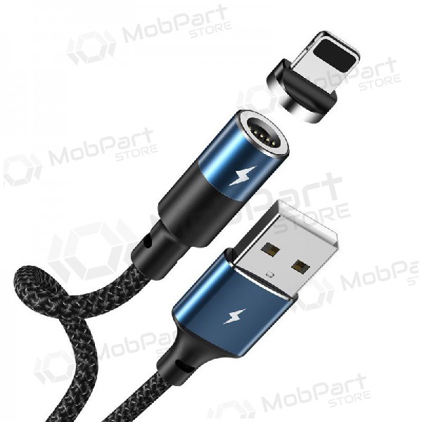 USB kaapeli REMAX Magnetic lightning 1.2m (3A) (musta)