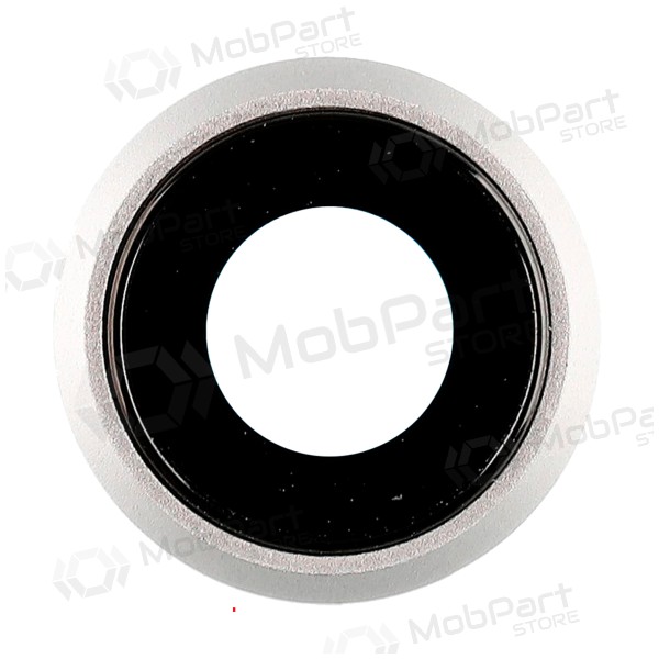 Apple iPhone 8 / SE 2020 kameran linssi (hopea) (kehyksellä)