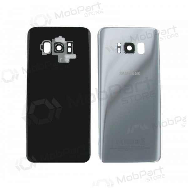 Samsung G955F Galaxy S8 Plus takaakkukansi hopea (Arctic silver) (käytetty grade C, alkuperäinen)