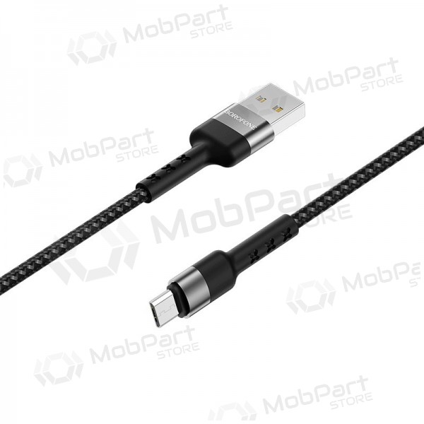 USB kaapeli Borofone BX34 microUSB 1.0m (musta)