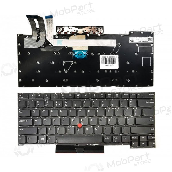 LENOVO ThinkPad T490s, T495s (US) näppäimistö LENOVO ThinkPad T490s, T495s (US) näppäimistö