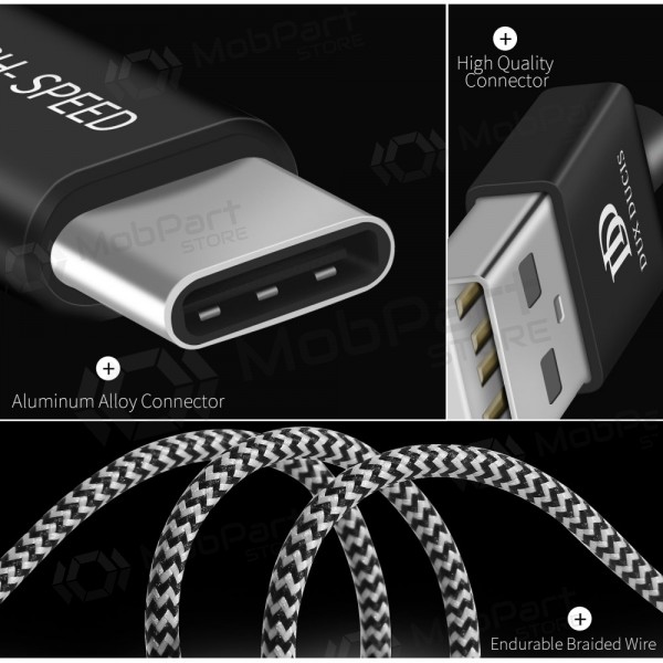 USB kaapeli Dux Ducis K-ONE Type-C FastCharging 1.0m