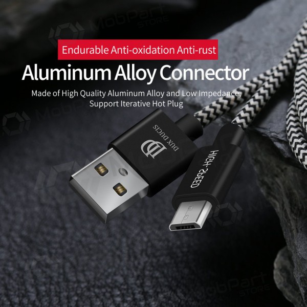 USB kaapeli Dux Ducis K-ONE microUSB FastCharging 1.0m