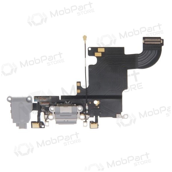 Apple iPhone 6S latauspistorasian ja mikrofonin liitin (latausliitin) (tamsiai harmaa) Apple iPhone 6S latauspistorasian ja mikrofonin liitin (latausliitin) (tamsiai harmaa)