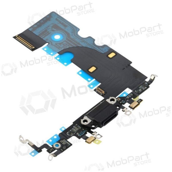 Apple iPhone 8 / SE 2020 latauspistorasian ja mikrofonin liitin (latausliitin) (musta) (käytetty, alkuperäinen) Apple iPhone 8 / SE 2020 latauspistorasian ja mikrofonin liitin (latausliitin) (musta) (käytetty, alkuperäinen)