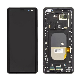Sony Xperia XZ3 H8416 / H9436 näyttö (musta) (kehyksellä) (käytetty grade B, alkuperäinen)