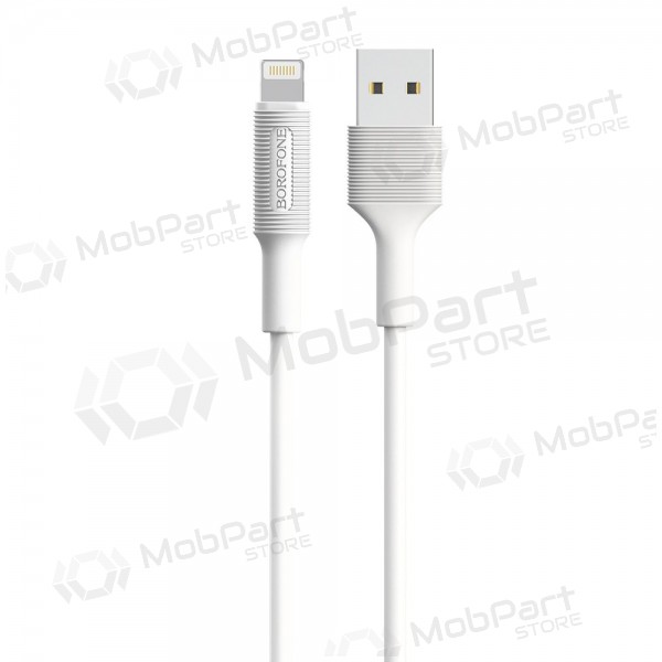 USB kaapeli Borofone BX1 Lightning 1.0m (valkoinen)