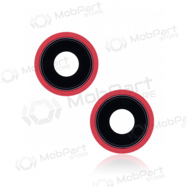 Apple iPhone 13 mini kameran linssi (2kpl) (punainen) (kehyksellä)