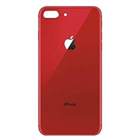 Apple iPhone 8 Plus takaakkukansi (punainen) (bigger hole for camera)