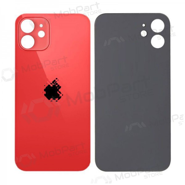 Apple iPhone 12 takaakkukansi (punainen) (bigger hole for camera)
