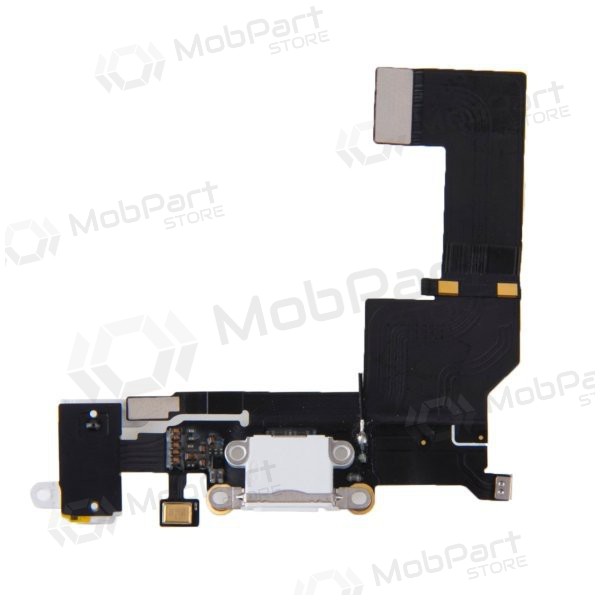Apple iPhone SE latauspistorasian ja mikrofonin liitin (latausliitin) (valkoinen) Apple iPhone SE latauspistorasian ja mikrofonin liitin (latausliitin) (valkoinen)