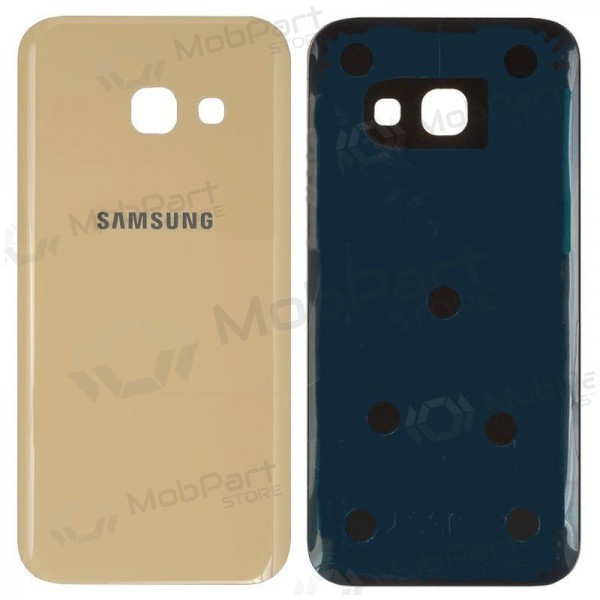 Samsung A320 Galaxy A3 2017 takaakkukansi (kultainen) (käytetty grade C, alkuperäinen) Samsung A320 Galaxy A3 2017 takaakkukansi (kultainen) (käytetty grade C, alkuperäinen)