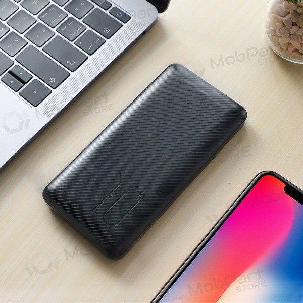 Ulkoinen paristo Power Bank Borofone BT28 Ultra Slim 10000mAh musta Ulkoinen paristo Power Bank Borofone BT28 Ultra Slim 10000mAh musta