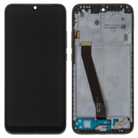 Xiaomi Redmi 7 näyttö (musta) (kehyksellä) (service pack) (alkuperäinen)