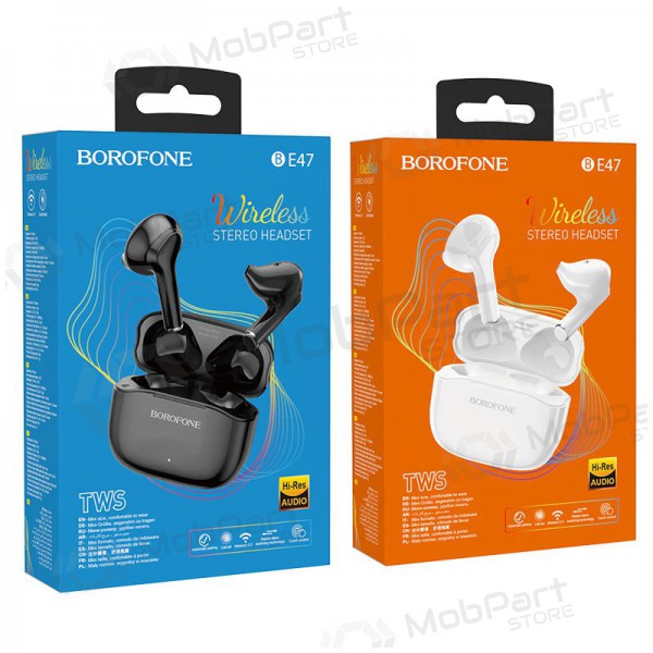 Langaton handsfree Borofone BE47 Perfecto TWS (valkoinen) Langaton handsfree Borofone BE47 Perfecto TWS (valkoinen)