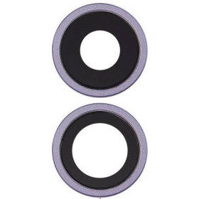 Apple iPhone 11 kameran linssi (2kpl) violetti (Purple) (kehyksellä)