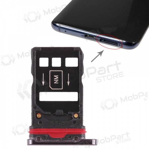 Huawei Mate 20 Pro SIM kortin pidike (musta)