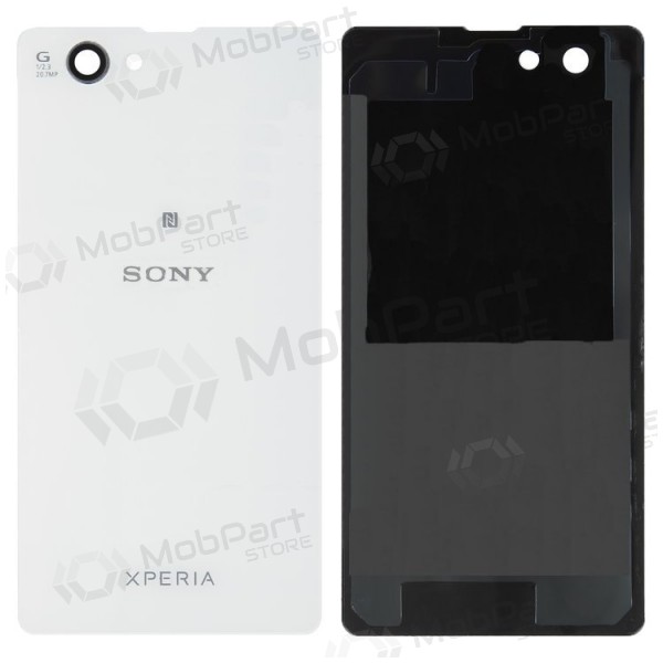 Sony Xperia Z1 Compact D5503 takaakkukansi (valkoinen)