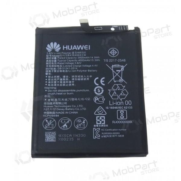 Huawei Mate 10 / Mate 10 Pro / Mate 20 / P20 Pro / Honor View 20 (HB436486ECW) paristo / akku (4000mAh) (service pack) (alkuperäinen)