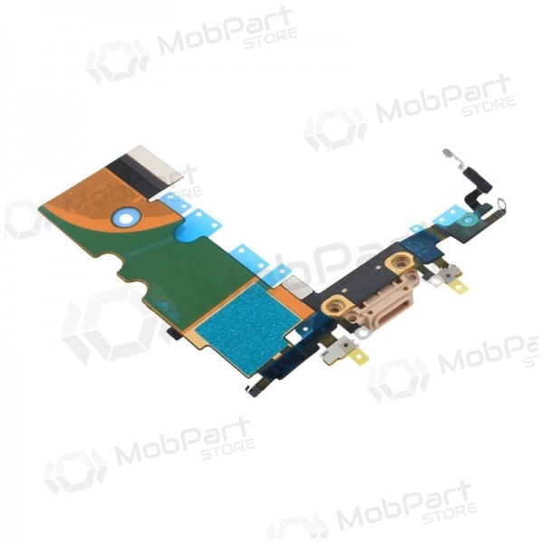 Apple iPhone 8 / SE 2020 latauspistorasian ja mikrofonin liitin (latausliitin) (kultainen) Apple iPhone 8 / SE 2020 latauspistorasian ja mikrofonin liitin (latausliitin) (kultainen)