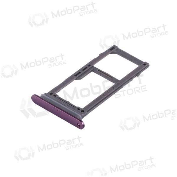 Samsung G960 Galaxy S9 / G965 Galaxy S9+ SIM kortin pidike violetti (Lilac Purple)
