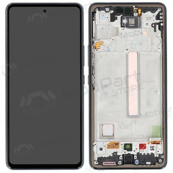 Samsung A536 Galaxy A53 5G 2022 näyttö (musta) (kehyksellä) (service pack) (alkuperäinen)