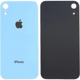 Apple iPhone XR takaakkukansi (sininen) (bigger hole for camera)
