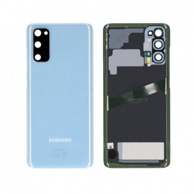 Samsung G981F / G980 Galaxy S20 takaakkukansi (Cloud Blue) (käytetty grade C, alkuperäinen)
