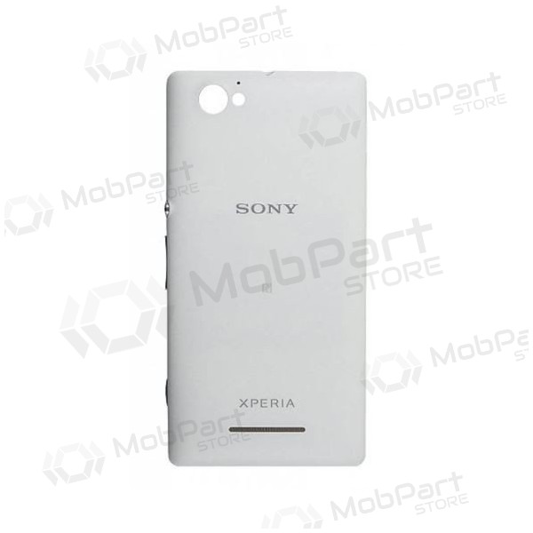 Sony Xperia M takaakkukansi (valkoinen) (käytetty grade A, alkuperäinen)