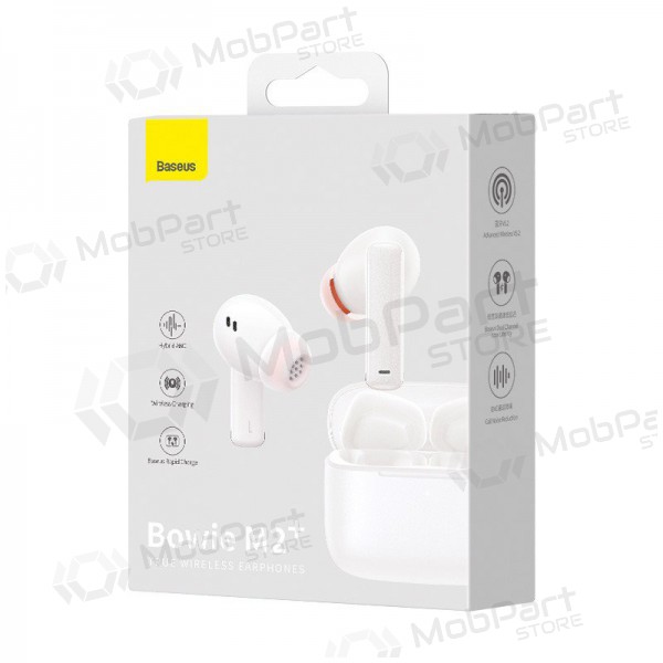 Langaton handsfree Baseus Bowie M2+ NGTW190002 (valkoinen)