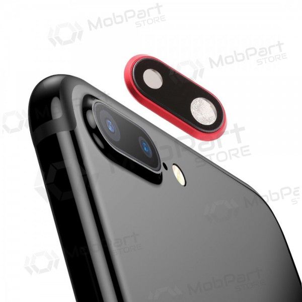 Apple iPhone 8 Plus kameran linssi (punainen) (kehyksellä)