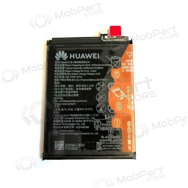 Huawei P Smart 2019 / Honor 10 Lite paristo / akku (HB396286ECW) (3400mAh) (service pack) (alkuperäinen)