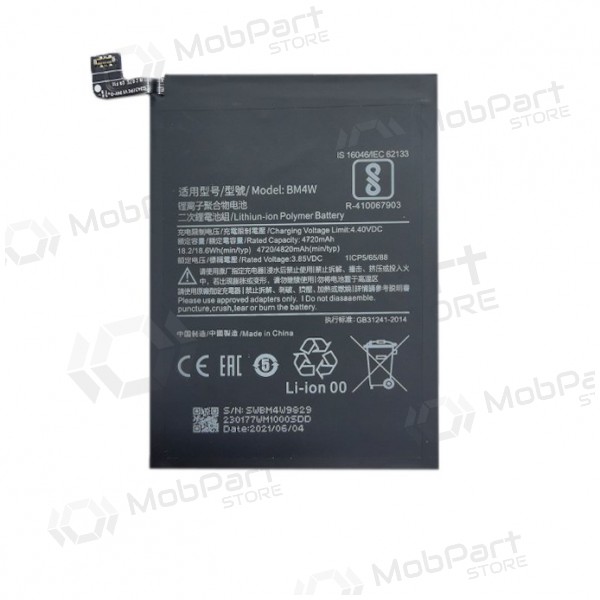 XIAOMI Redmi Note 9 Pro paristo / akku (4820mAh)