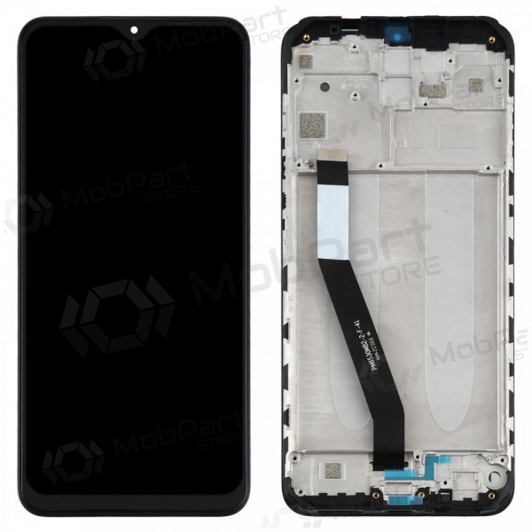 Xiaomi Redmi 9 näyttö (musta) (kehyksellä) (service pack) (alkuperäinen)