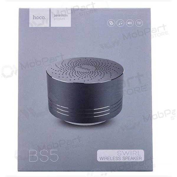 Bluetooth kannettava kaiutin HOCO BS5 (MicroSD, handsfree, AUX,FM) (harmaa)