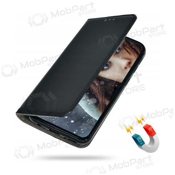 Huawei Y6P puhelinkotelo / suojakotelo "Smart Magnetic" (musta)
