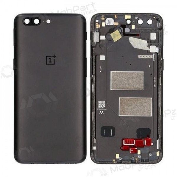 OnePlus 5 takaakkukansi musta (Midnight Black) (käytetty grade B, alkuperäinen)