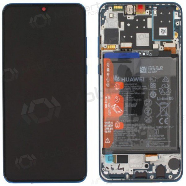 Huawei P30 Lite New Edition 2020 (02353FQE/02353DQS) näyttö (sininen) (kehyksellä ja paristo) (service pack) (alkuperäinen) Huawei P30 Lite New Edition 2020 (02353FQE/02353DQS) näyttö (sininen) (kehyksellä ja paristo) (service pack) (alkuperäinen)