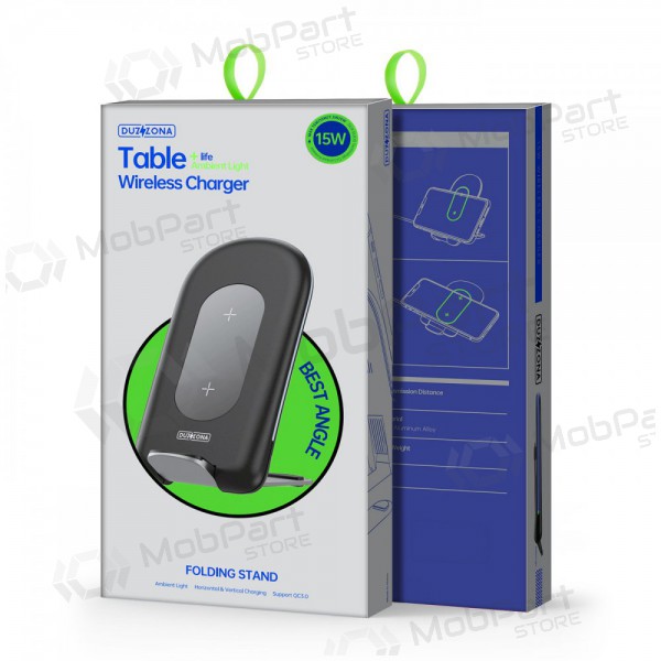 Laturi langaton DUZZONA W2 15W (musta)