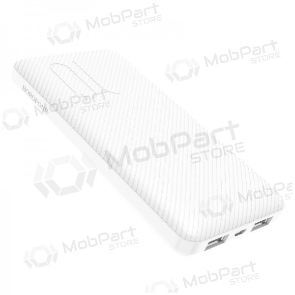 Ulkoinen paristo Power Bank Borofone BT28 Ultra Slim 10000mAh valkoinen Ulkoinen paristo Power Bank Borofone BT28 Ultra Slim 10000mAh valkoinen