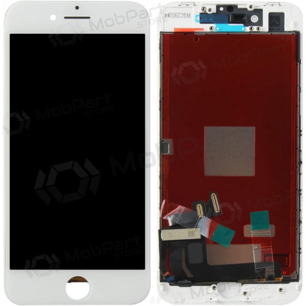 Apple iPhone 8 / SE 2020 / SE 2022 näyttö (valkoinen) (käytetty grade B, alkuperäinen) Apple iPhone 8 / SE 2020 / SE 2022 näyttö (valkoinen) (käytetty grade B, alkuperäinen)