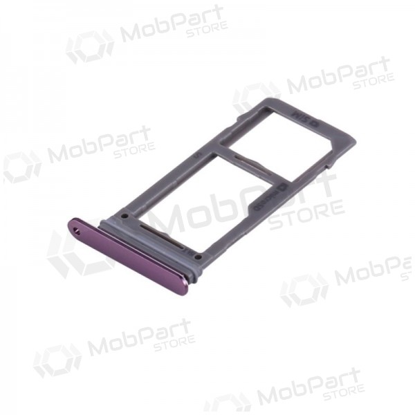 Samsung G960 Galaxy S9 / G965 Galaxy S9+ SIM kortin pidike violetti (Lilac Purple)