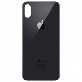 Apple iPhone X takaakkukansi harmaa (space grey) (bigger hole for camera)