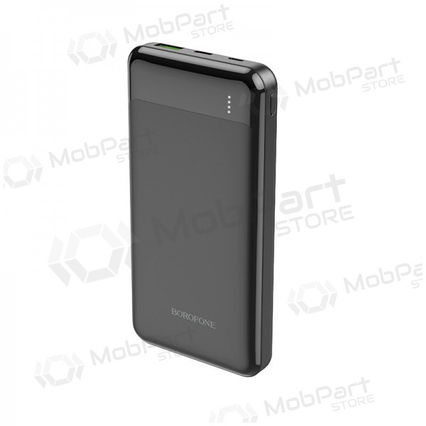 Ulkoinen paristo Power Bank Borofone BJ19 Type-C PD 20W+Quick Charge 3.0 10000mAh musta Ulkoinen paristo Power Bank Borofone BJ19 Type-C PD 20W+Quick Charge 3.0 10000mAh musta