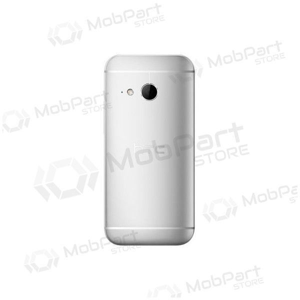 HTC One Mini 2 (M8 mini) takaakkukansi (hopea) (käytetty grade A, alkuperäinen)