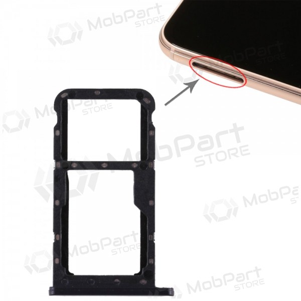 Huawei P20 Lite SIM kortin pidike (musta)