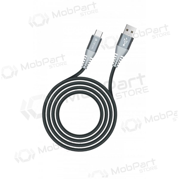 USB kaapeli Devia Shark Type-C 1.5m 5A (valkoinen)