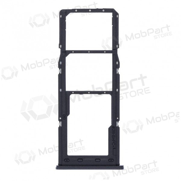 Samsung Galaxy A125 A12 / A127 A12S SIM kortin pidike (musta) (service pack) (alkuperäinen) Samsung Galaxy A125 A12 / A127 A12S SIM kortin pidike (musta) (service pack) (alkuperäinen)