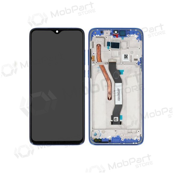 Xiaomi Redmi Note 8 Pro näyttö (sininen) (kehyksellä) (service pack) (alkuperäinen)