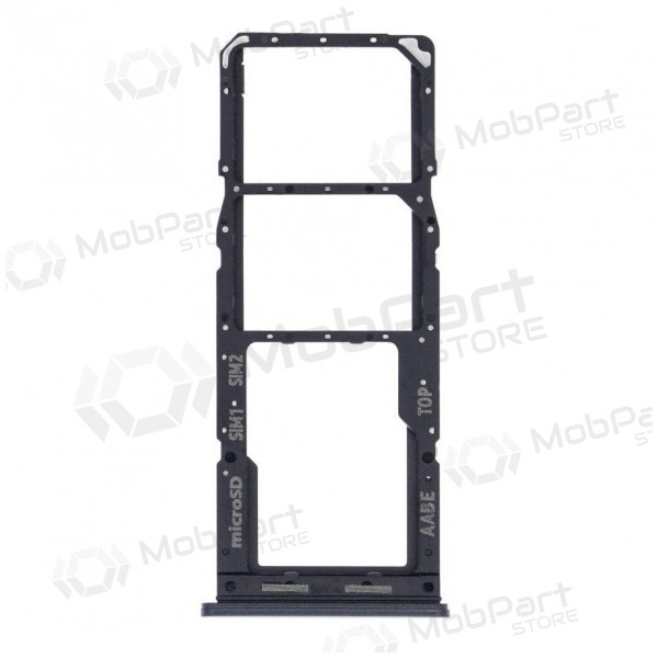 Samsung Galaxy A125 A12 / A127 A12S SIM kortin pidike (musta) (service pack) (alkuperäinen) Samsung Galaxy A125 A12 / A127 A12S SIM kortin pidike (musta) (service pack) (alkuperäinen)